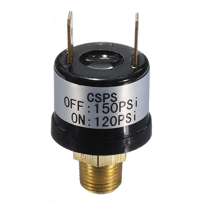 RGFROST Air Compressor Tank Pressure Switch 120 Psi On-150 Psi Off Air Ride Suspension Durable Auto Largely Applicable Car Parts