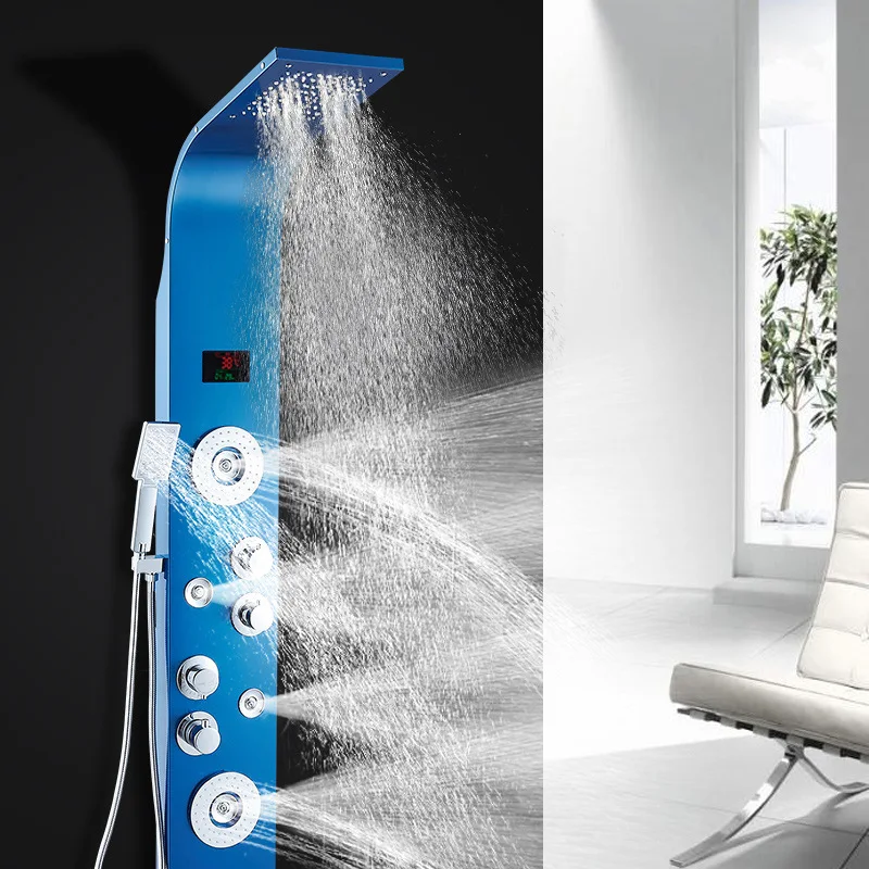 Shower panel factory price shower set bathroom wholesale commercial multifunctional modern bathroom shower