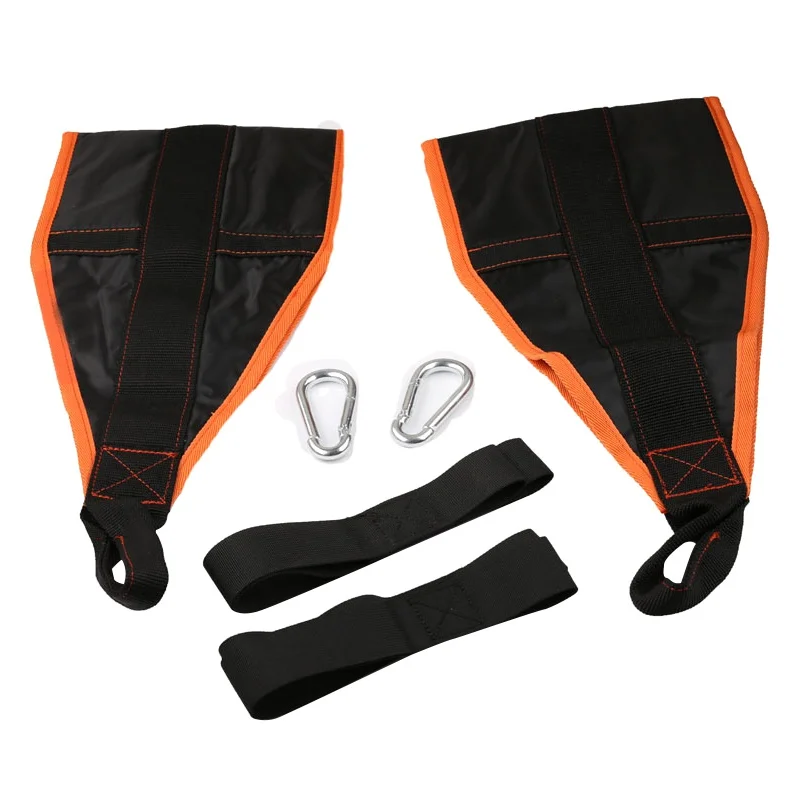 Fitness Ab Straps, 1 Pair Gym Hanging Sling Straps with Quick Locks for Pull Up Abdominal Training Workout Equipment