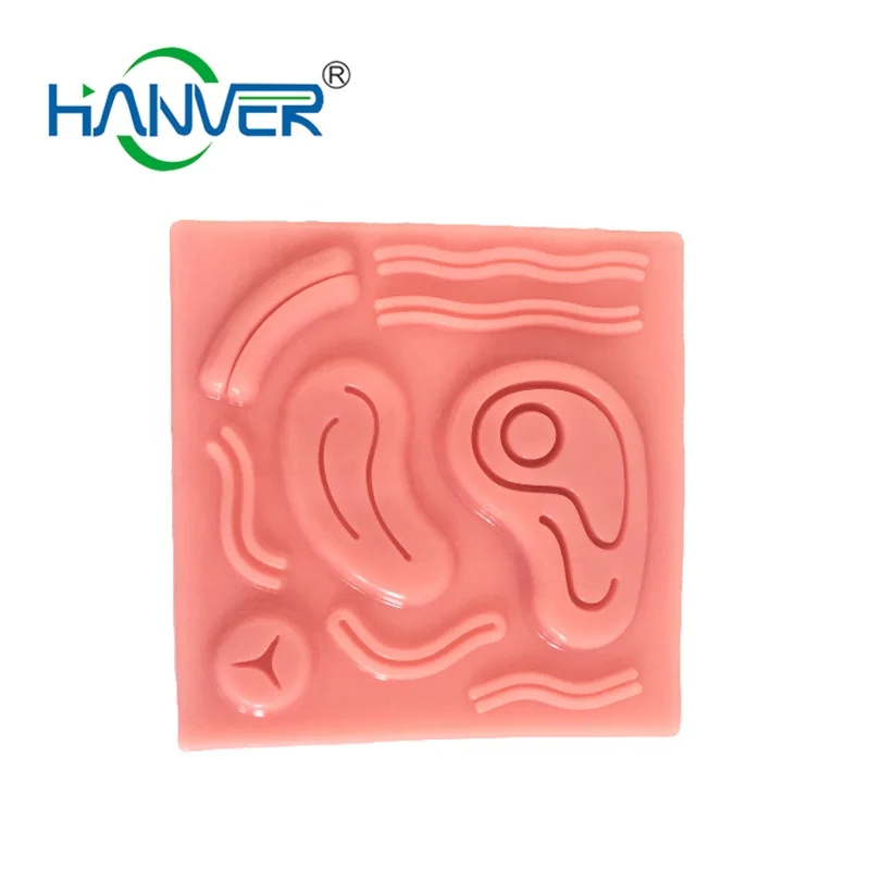 Silicone Suture Practice Kit 3D Simulator Training Suturing Pads