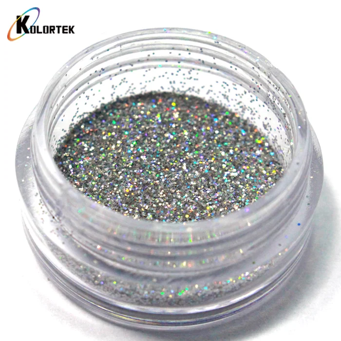 Eco-friendly PET festival glitter flakes sequin nail art resin craft tumbler holographic glitter