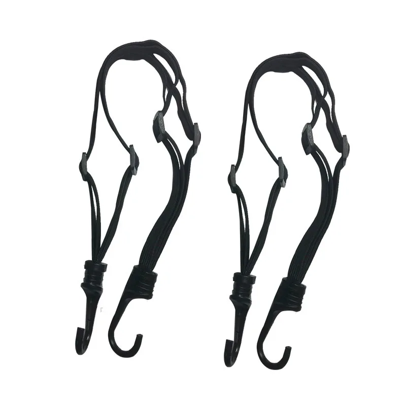 High quality Motorcycle Luggage Strap Moto Helmet Gears Fixed Elastic Buckle Rope   High-Strength Retractable Protective