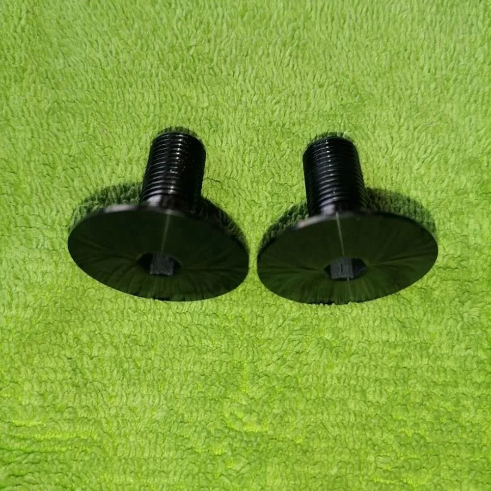 
M10-P1.0x22.5 Grade 5 Fully Forged Ti6Al4V Titanium Hollow Bolt in PVD Black Rolled Thread Alley Hex Key 