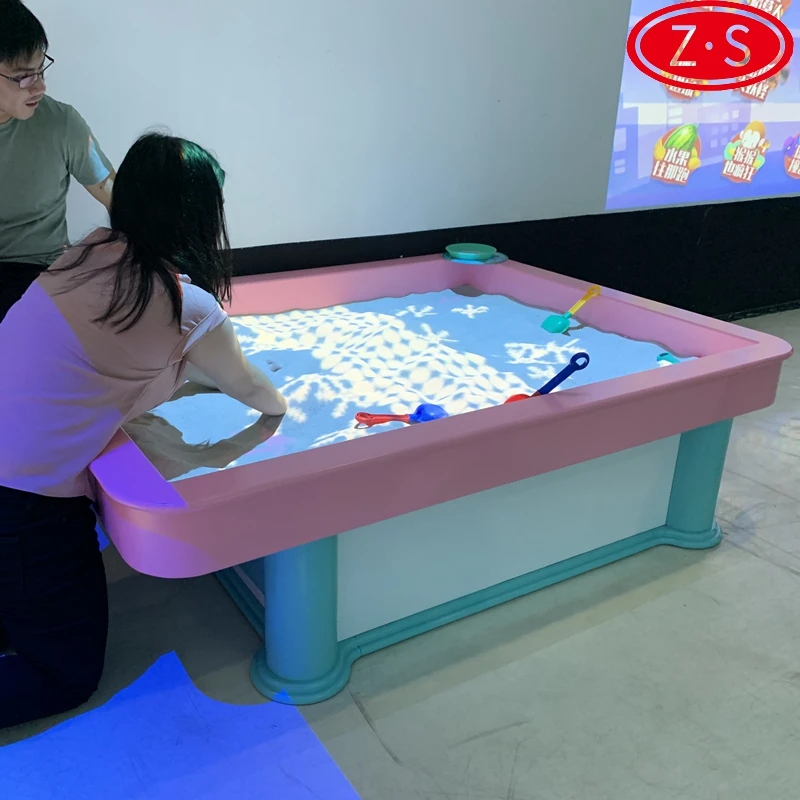 
Cheap interactive projector game interactive 3D sandbox for amusement park 