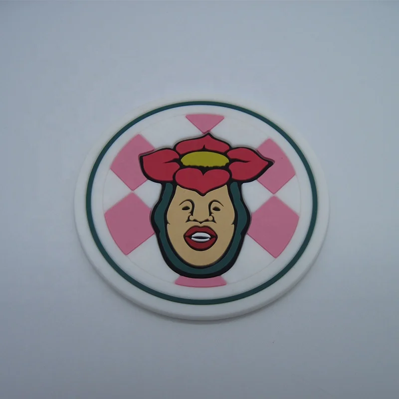 Customized Round PVC Label Rubber Patch Silicone Patch Wholesale Shoes Patch