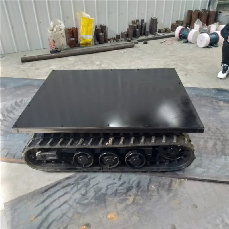 Chasis De Oruga De Goma Tracked Car Chassis