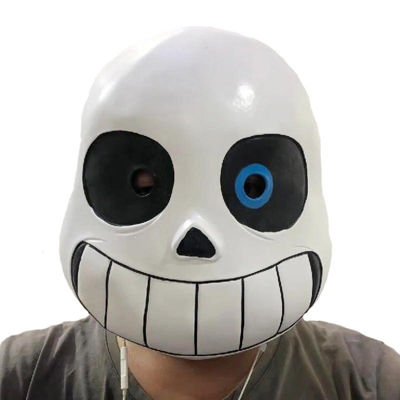 Undertale Sans Latex Costume Mask Halloween Funny Mask for Adults Joker Mask Costume Novelty Props For Carnival Costume Party