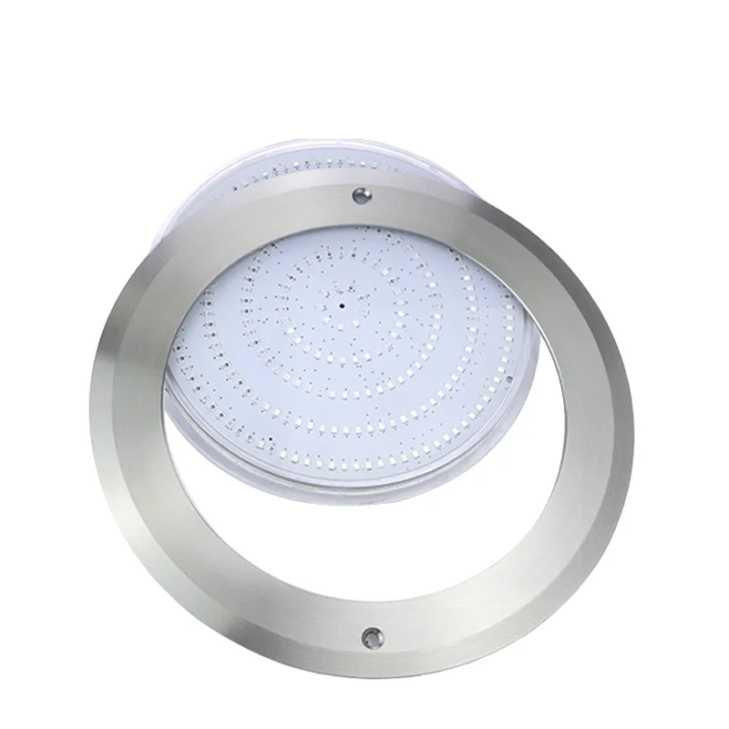 Rgb Color Change Led Submirsible Lamp 8mm Ultra Thin DC 12V OEM 24W Swimming Pool Decoration Lights LED Underwater Pool Lamp