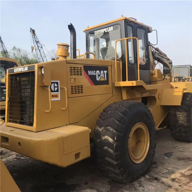 Подержанный фронтальный погрузчик cat 966G с хорошим рабочим состоянием