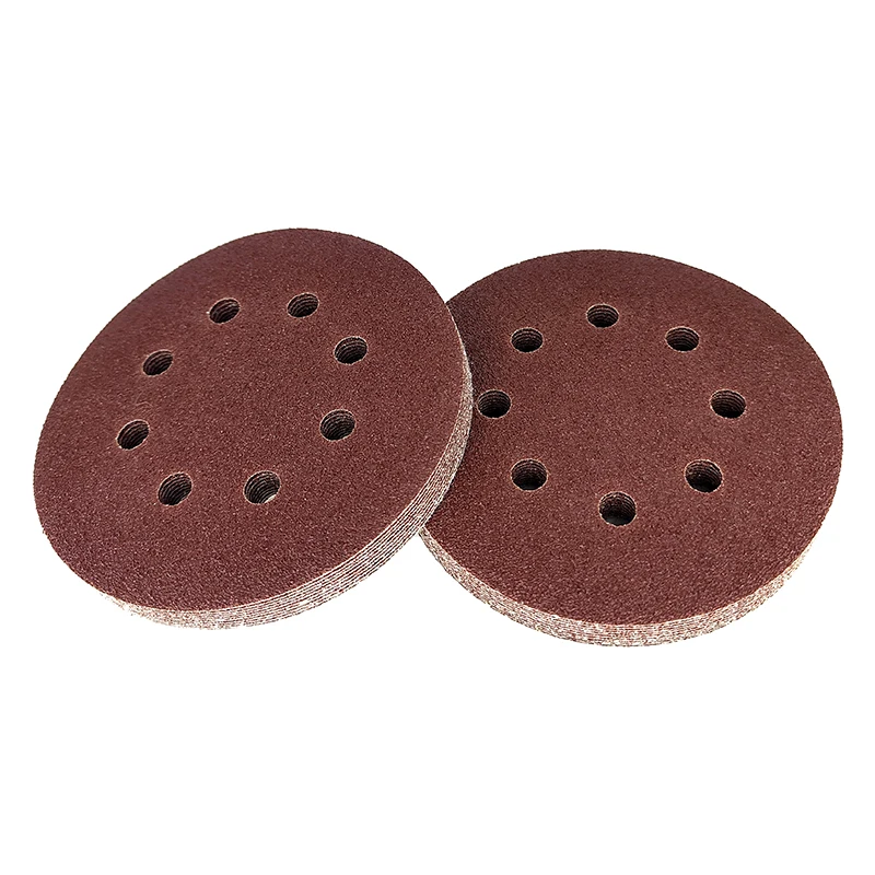 Factory Price Aluminium oxide Red Sandpaper Disc 9 inch Drywall PSA Self-adhesive Round Sandpaper Sanding Disc