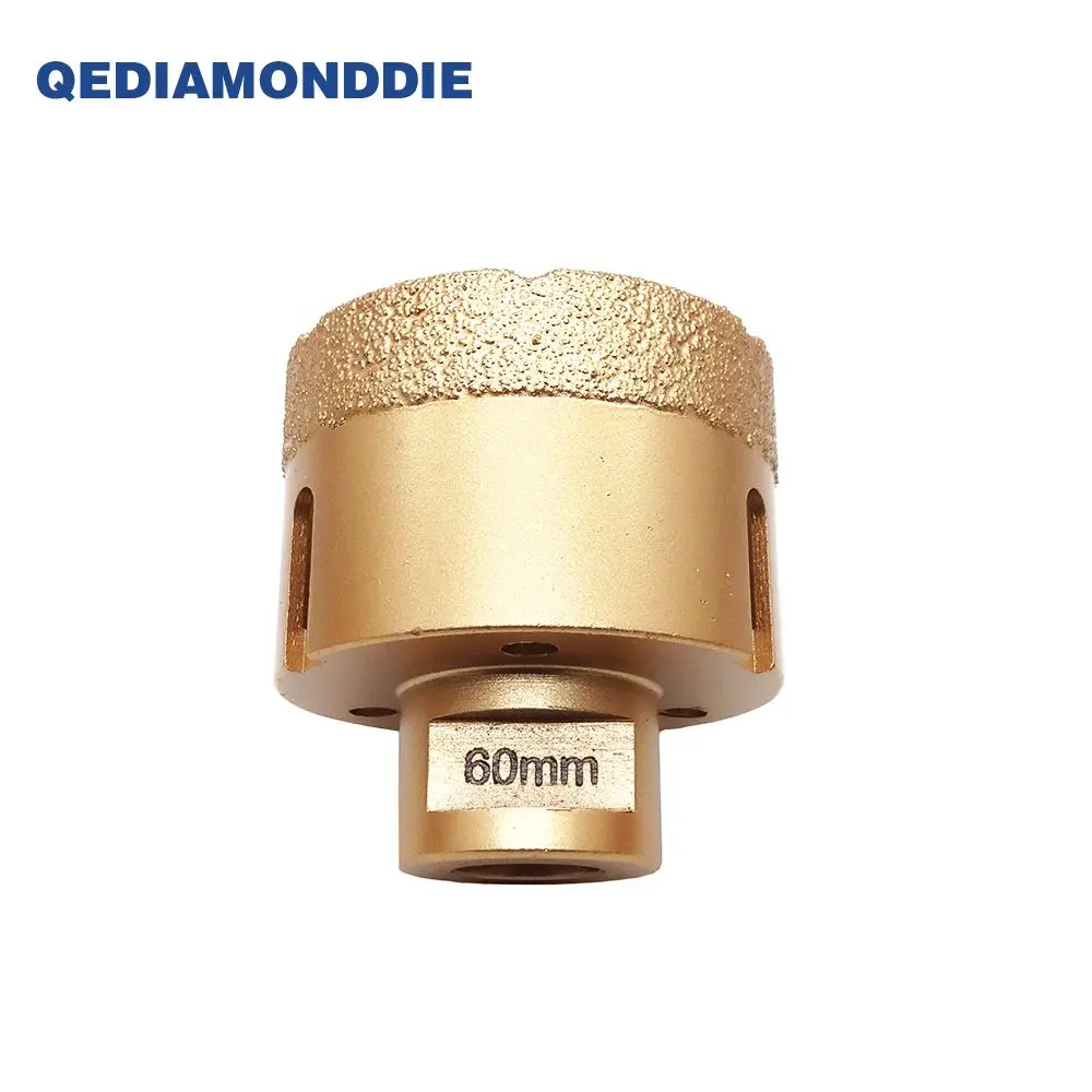 M14 Thread Diamond Core Drill Bit Vacuum Brazed Diamond Drill Bit For Glass Ceramic Porcelain Tile Drilling