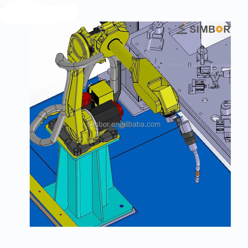 industry 6 axis Stainless Steel metal parts welding robot TIG Spot Arc spot Welding robot laser welding jointing robot