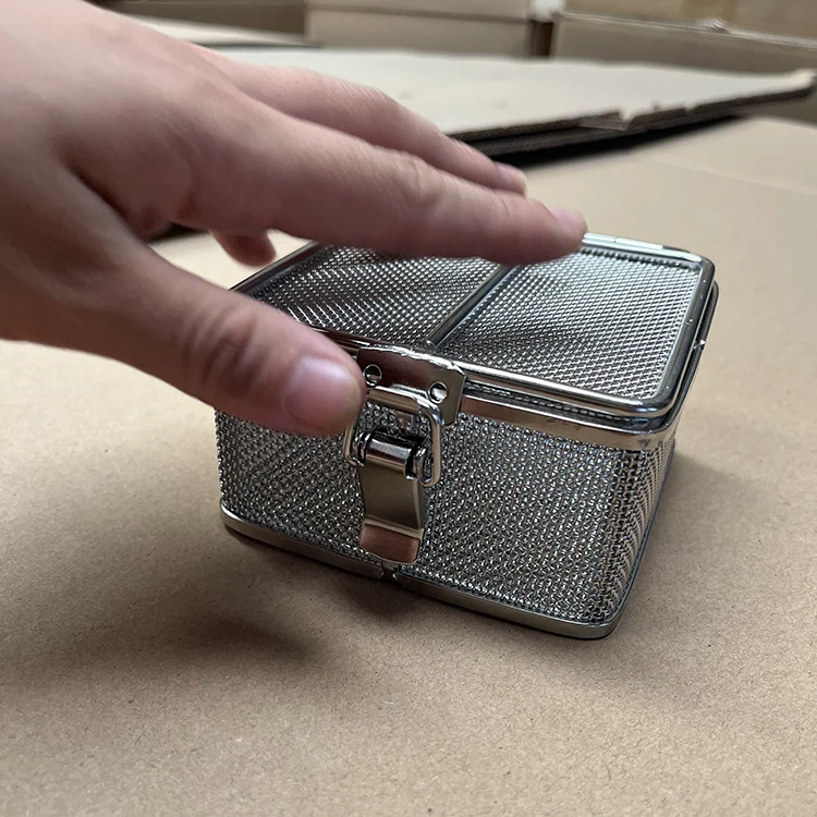 NDT Custom Size Stainless Steel Ultrasonic Sanitary Component Basket Food and Beverage Cleaning System Cleaner Tank Basket