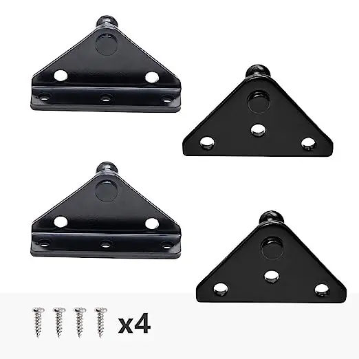 Black 10MM Ball Stud Mounting Bracket for Gas Struts Lift Supports Shocks Spring Prop