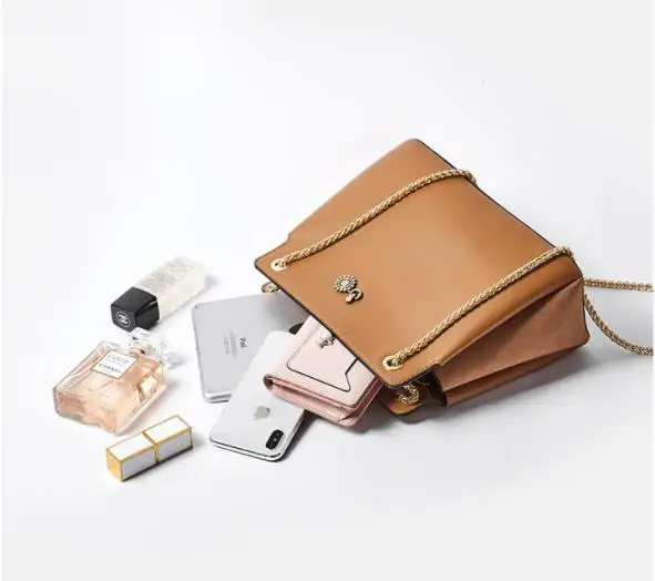 China wholesale 2020 new trending product genuine leather ladies shoulder bags women handbags purses