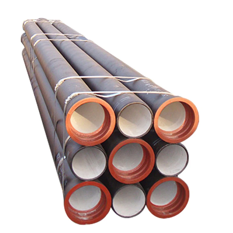 Ductile Iron Pipe Pipes K9 C25 C30 C40 Welding Epoxy Lining Liquid Material Meter Zinc Water Flange-Type 15mm