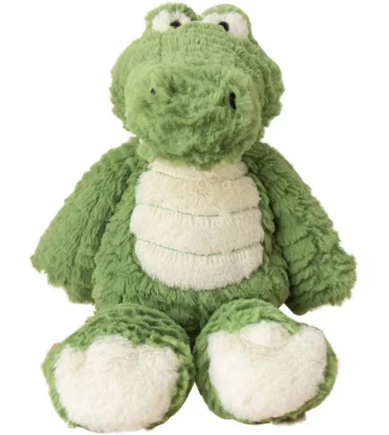 Free sample big size wholesale plush stuffed green crocodile toy