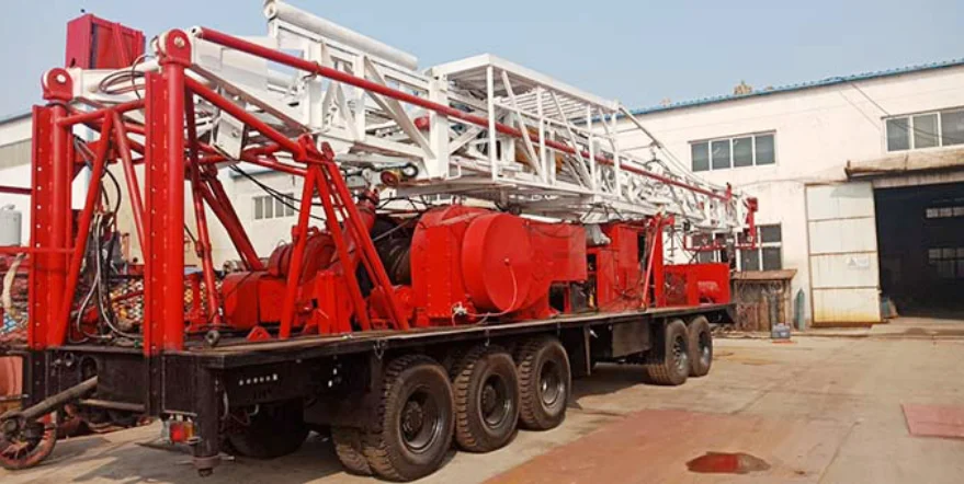 oil and gas workover rig workover rig equipment workover rig 550hp