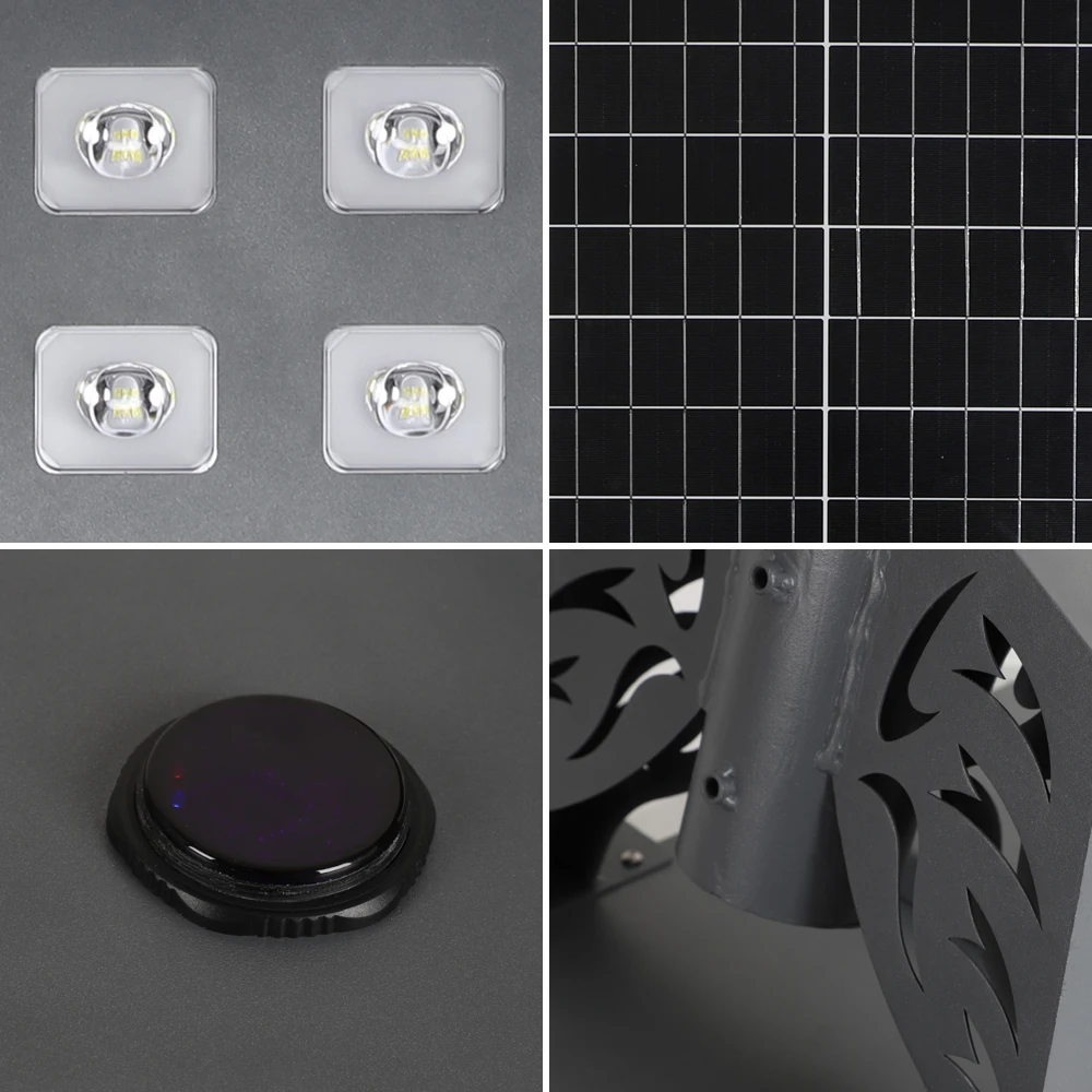 Наружный водонепроницаемый светодиодный уличный фонарь 80 Вт 160 Вт высокого качества на солнечной батарее с полюсом