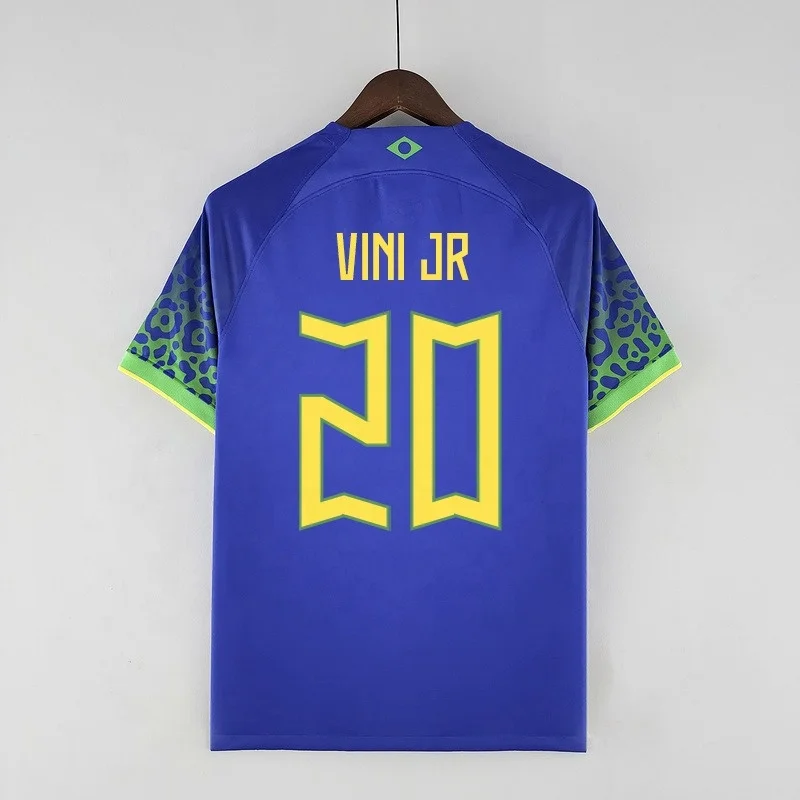 2022 Brazil soccer jersey home away men women kids Top Thailand Quality Football Shirt custom Vini jr Fast delivery