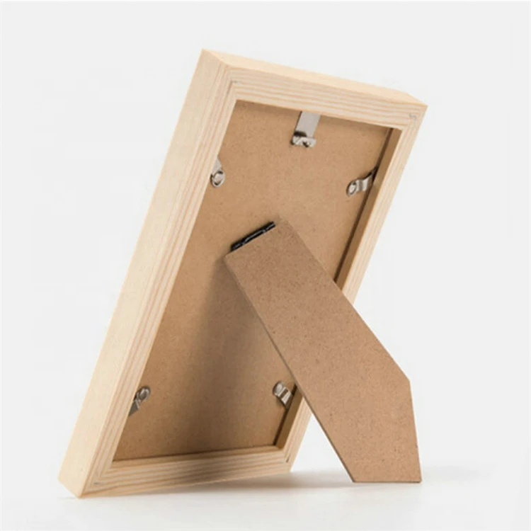 Creative Diy Pine Wood Decorative Picture Frame Simple Nordic Wall Hanging Poster Painting Hanging Oil Painting Photo Frame