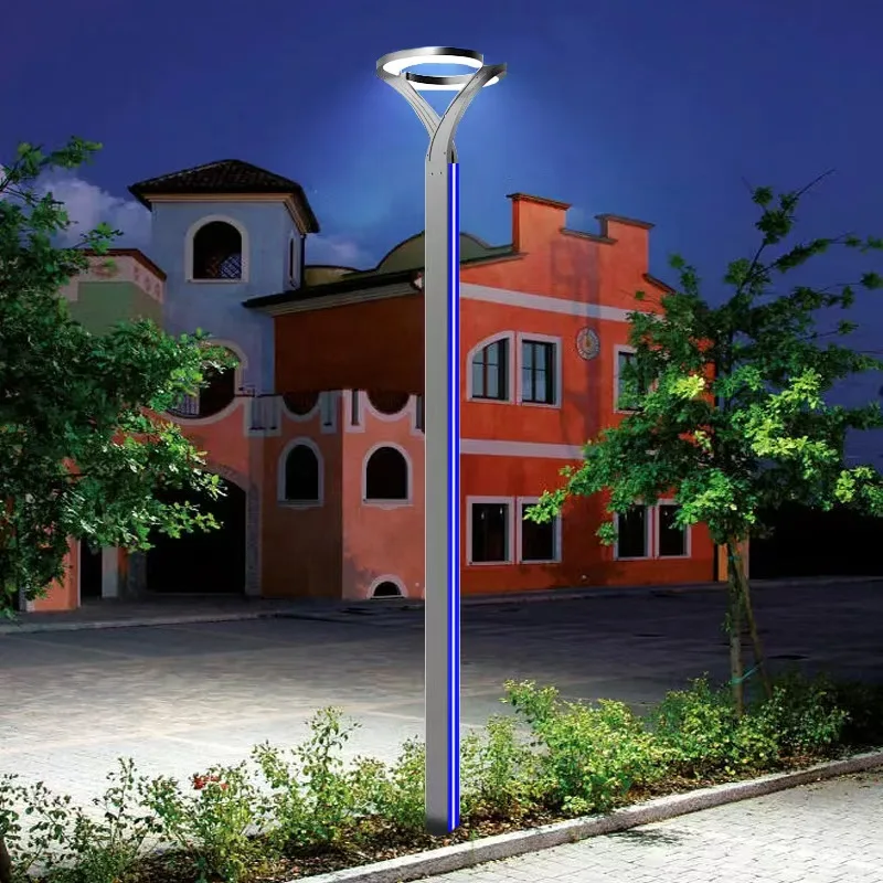 led light pole landscape light pole residential modern led pole light