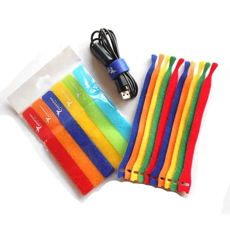 Wholesale Nylon Cable Ties Self-locking Tool Electric Wire Locking High Quality Hook Loop Cable Ties