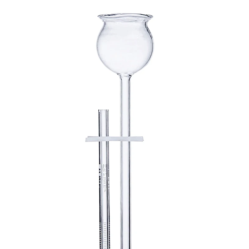 Laboratory 1 2 3 5 10ml clear Amber glass base basic Micro buret Burette with ptfe stopcock plastic wooden stand base