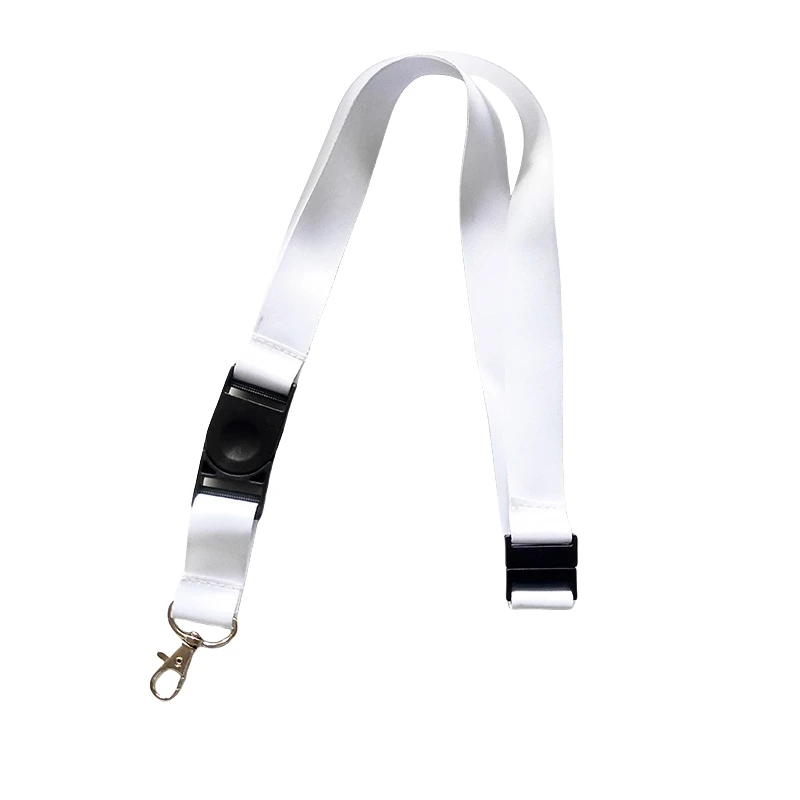 Sublimation Lanyard Blank White Sublimation Neck Lanyards Neoprene DIY Sublimation Lanyards or  Card Name Badge Holder