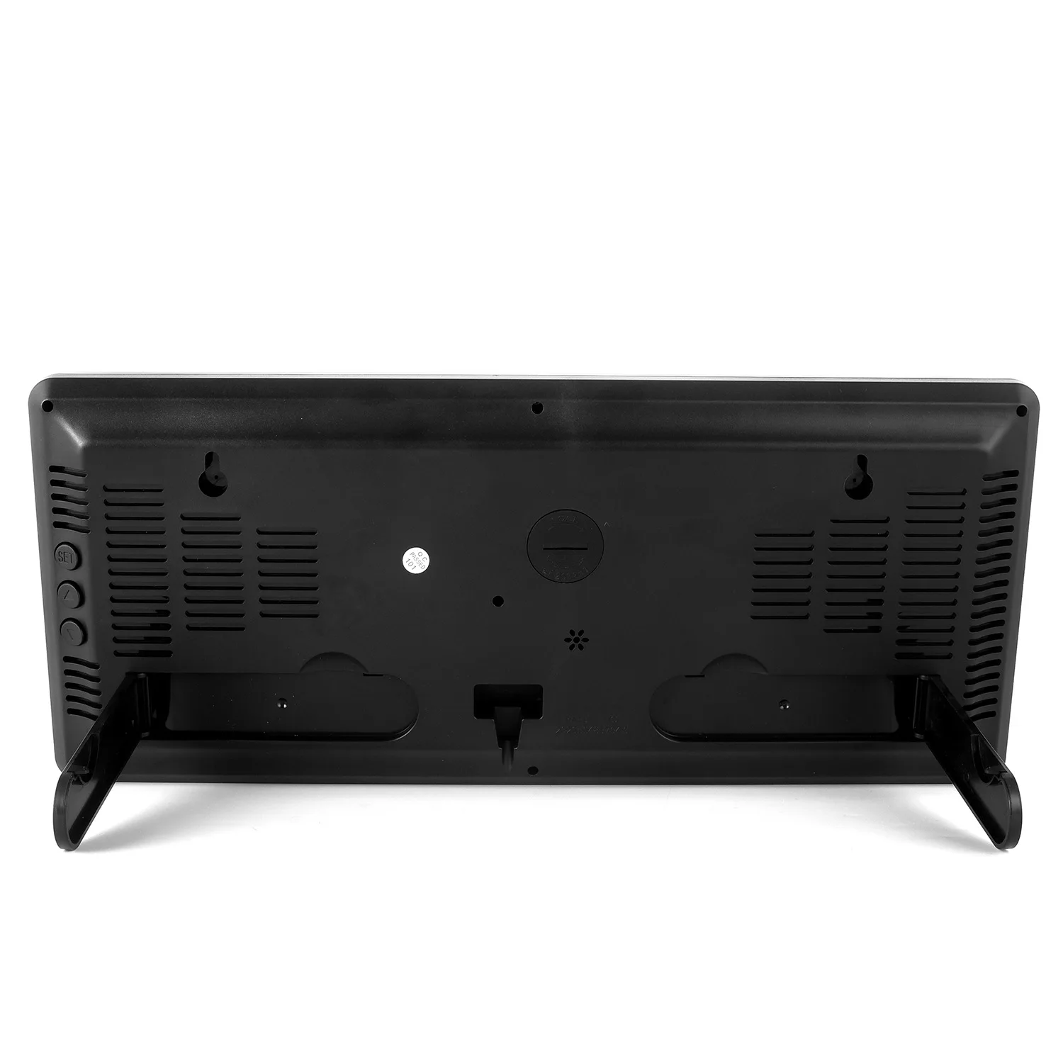 KH-CL013 Large Screen Display 14 Inch Digital LED Wall Clock with Temperature Humidity 3 Level Brightness Dimmer