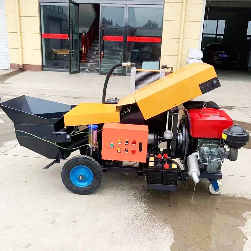 Factory Directly Diesel Concrete Mixer Pump Small Concrete Pump with best price