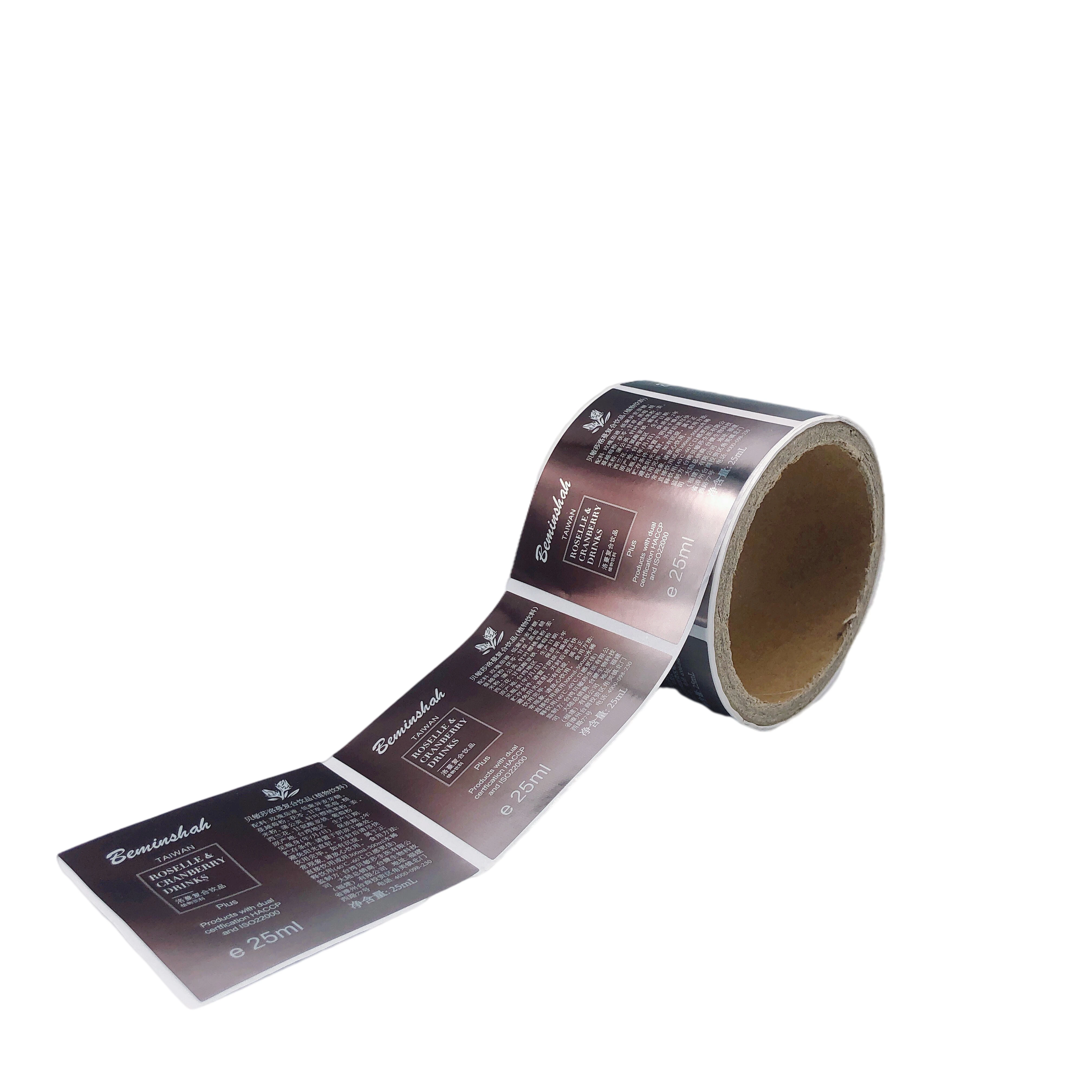 China Manufacturer Custom Printing Adhesive Die Cut  PET PP Sticker