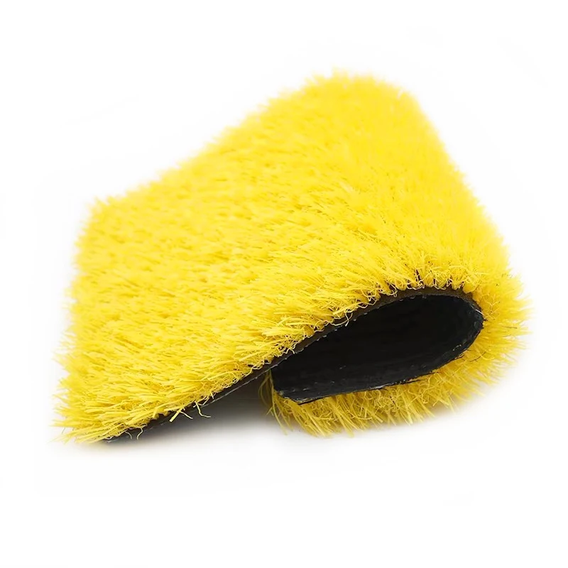 Colorful soft blue yellow white purple red pink artificial turf grass