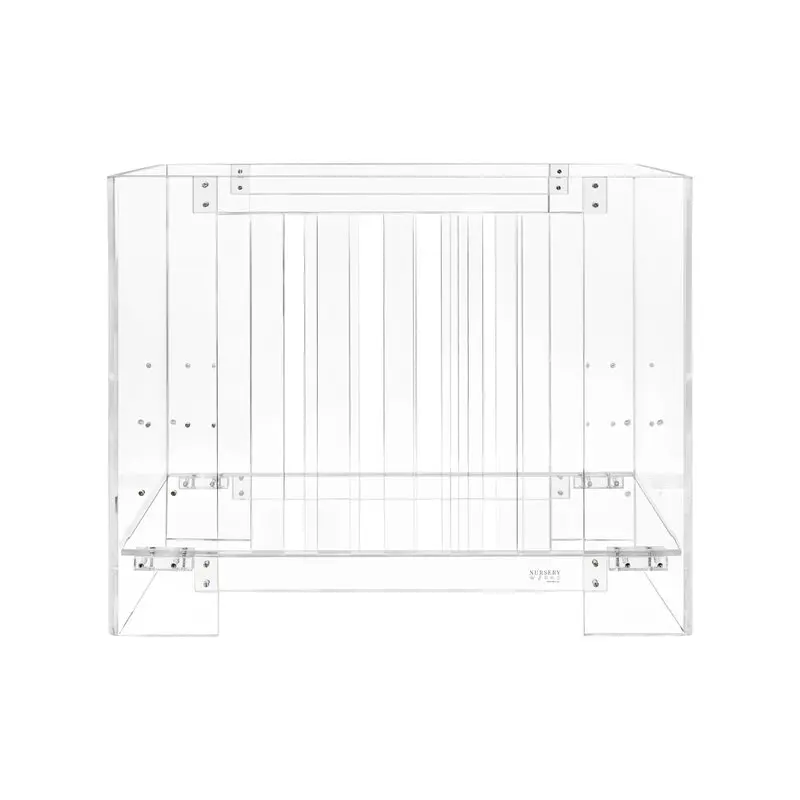 Акриловая детская кроватка, акриловая кровать, прозрачная и современная детская мебель lucite, ПММА кровать
