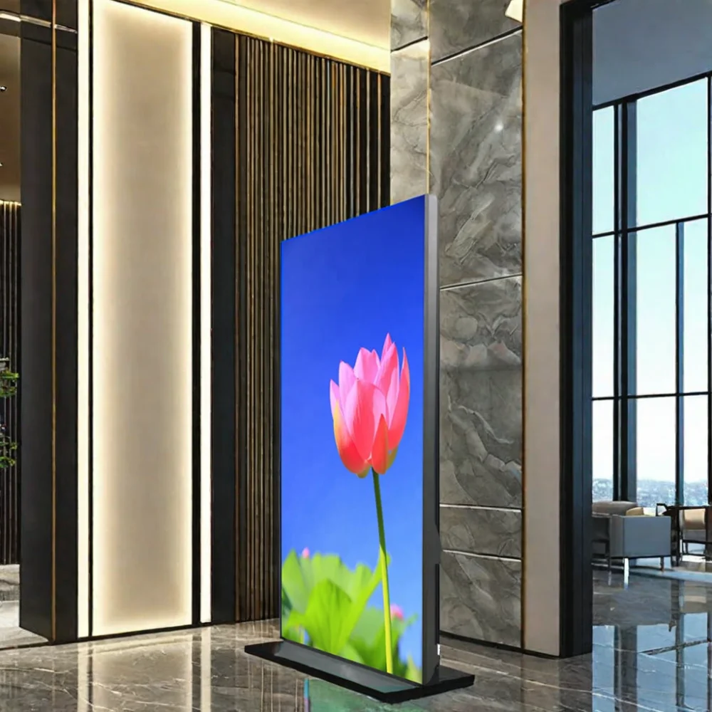 Display Advertising Digital Indoor Lcd Signage Wall Video For Show Transparent Touch Floor P2.5 Panel Inch 4K Led Poster Screen