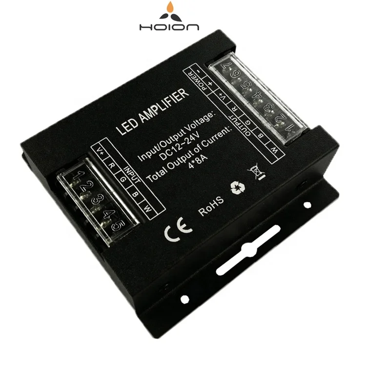 LED Amplifier 4*8A Controller Amplifier LED 384W 768W Power Repeater RGBW Amplifier 384W/768W