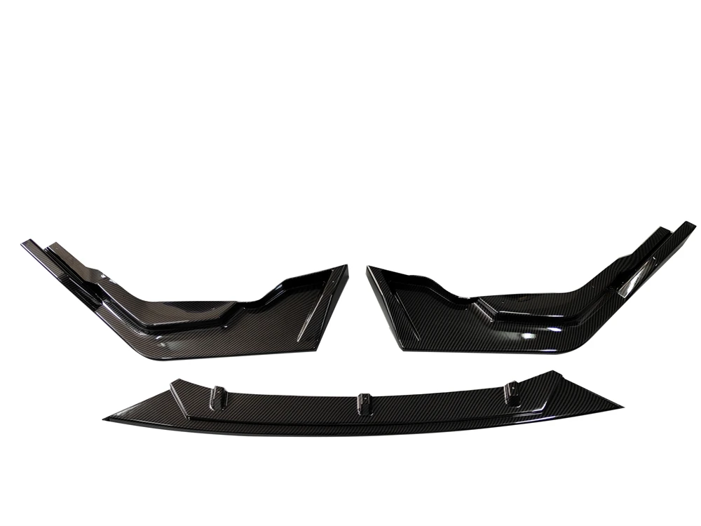 Gloss black body kit front bumper lip for TOYOTA  LEVIN 2019-2021 spoiler car