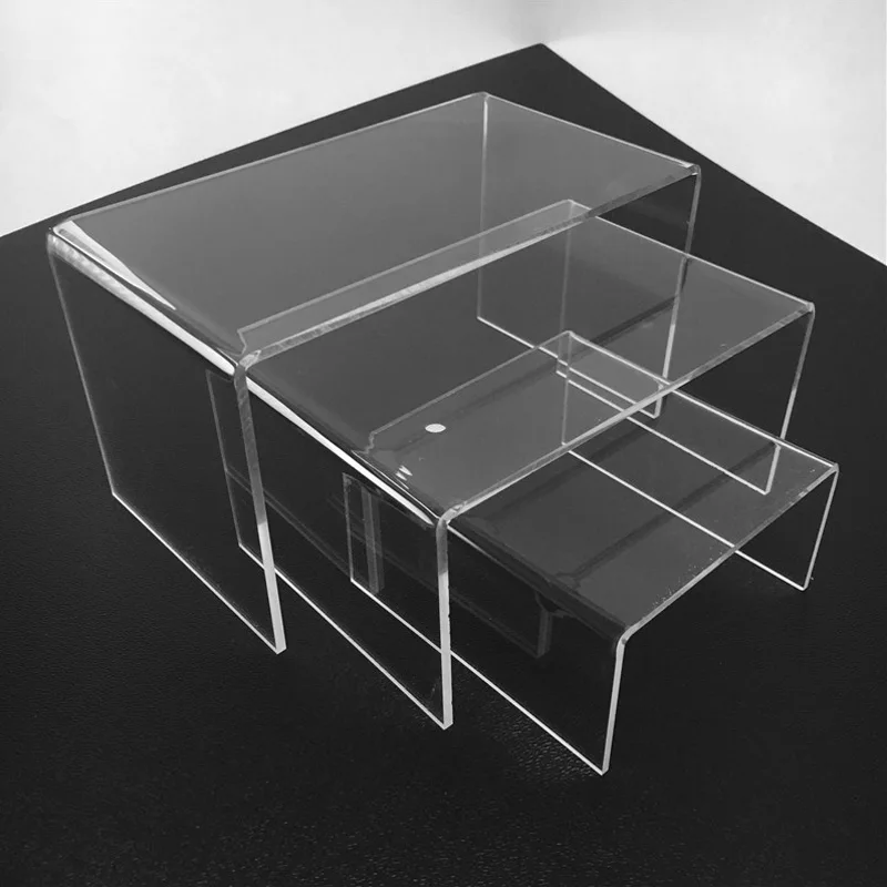 Transparent Acrylic U-shaped Shelf Desktop Display Shelf Shoe Bag Jewelry And Cosmetics Shelf Computer Added Overhead