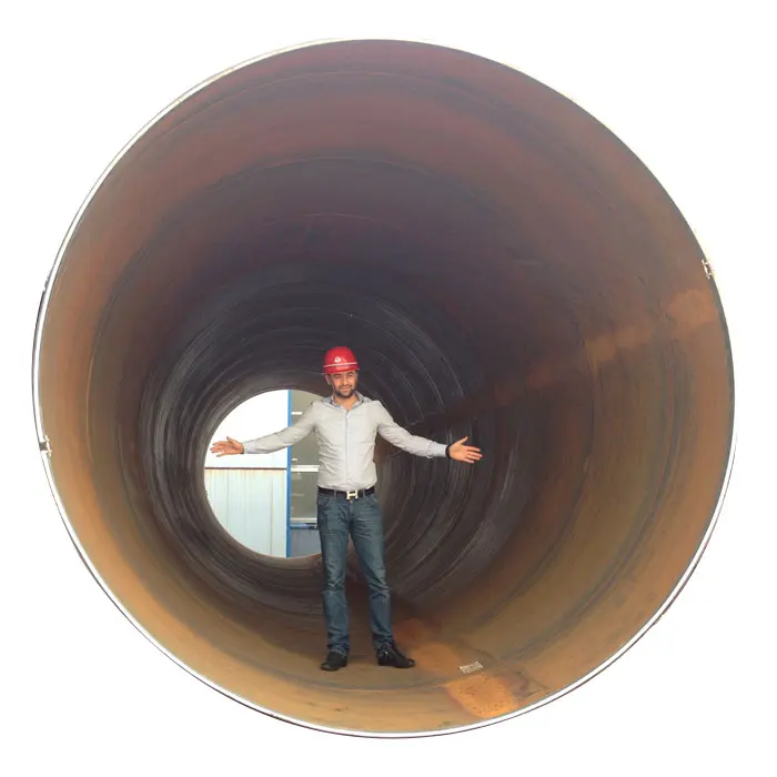 Spiral Welded Pipe Carbon Steel API 5L SSAW/SAWL Natural Gas And Oil Pipe line 40 api 5l 3lpp coated steel spiral welded pipe