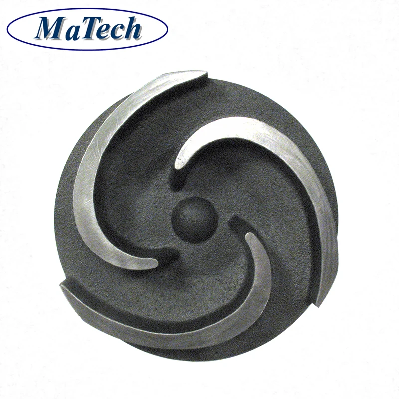 Metal Fabrication Precisely OEM Cast Iron Pump Impeller Casting