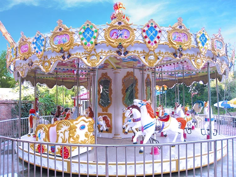 Amusement Park Ride Merry Go Round Carousel/Musical Carousel/Animal Carousel Ride For Sale