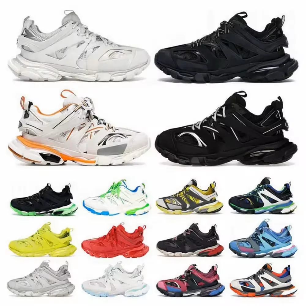 New Designer Track Led Womens Mens Casual Shoe Led Luxury Sneaker Lighted Balance brand Shoes