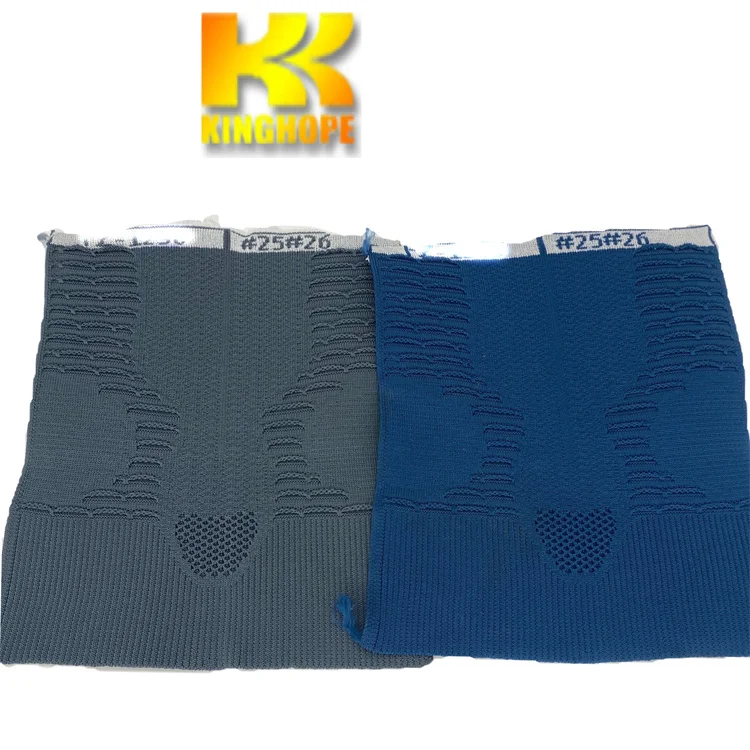 New design cheap price upper jacquard mesh fabric lady and man shoe vamp material  Fly Knitted shoe upper