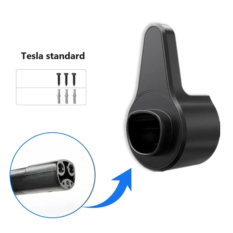 Chicon EV Charger Holder Wall Mount Charging Cable Organizer Bracket Electric Car Type 1 Plug Electric Car Garage Shelves