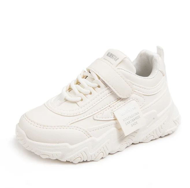 Ailin Kids Sports Shoes for Girls Boys Children Running Sneakers PU Soft School Casual Shoes Classic Fashion Anti-skid shoes