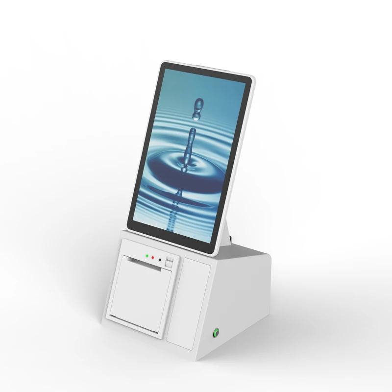 CE certified desktop 10.1 All in One Payment Kiosk Self Order Kiosk Machine with auto cut Printer 58mm  Android OS 11 OEM ODM
