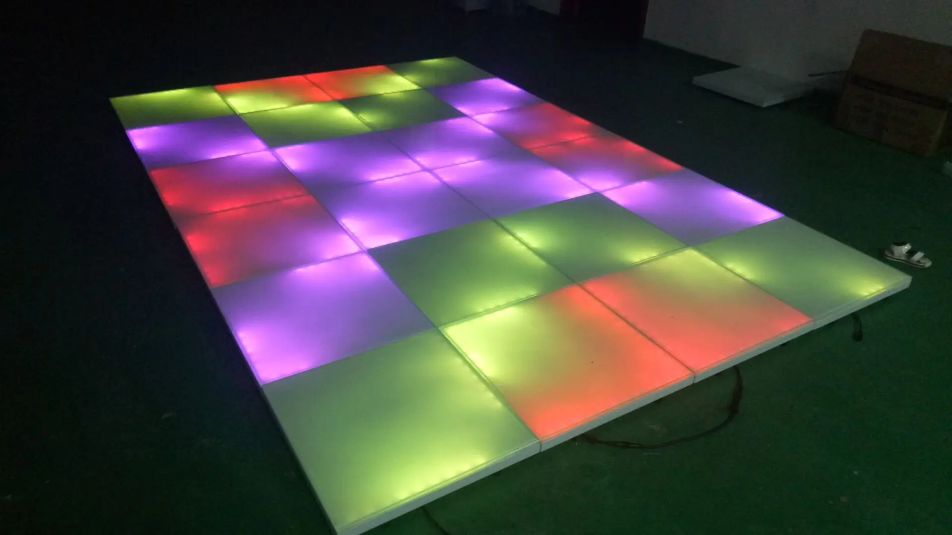 2024 new products led colourful dance floor for wedding club