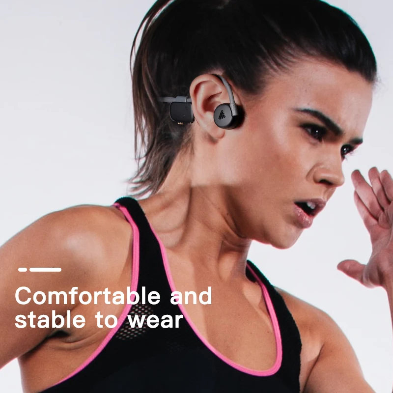 Headset Wireless Blue-tooth Bone Conduction Waterproof Bone Conduction Headphones Hearing Aid