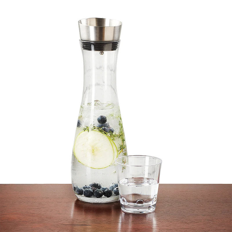 1000/1600ml Plastic Cold Water Pitcher With Lid For Household Use Juice Glass Carafe