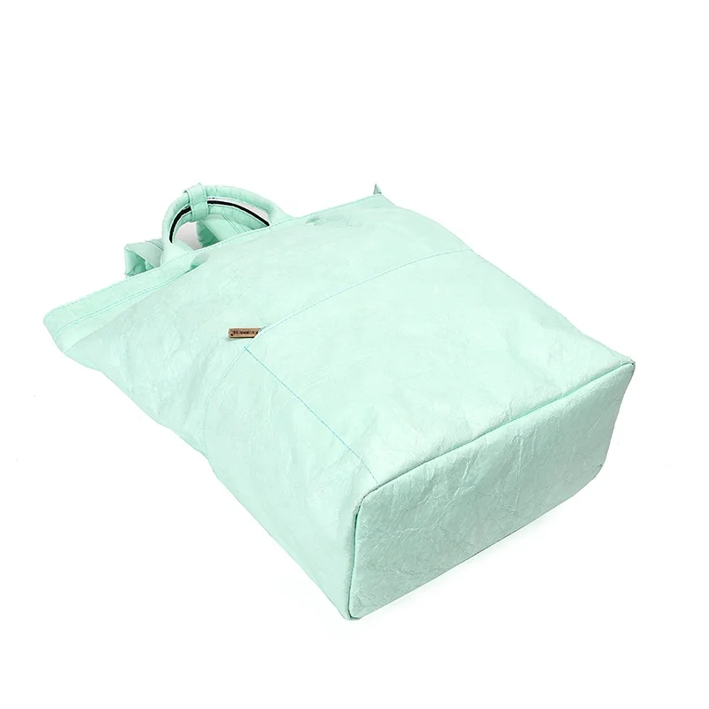 OEM ODM manufacturer tyvek paper laptop bag waterproof fresh green tyvek paper school bag eco-friendly Tyvek Backpack for travel